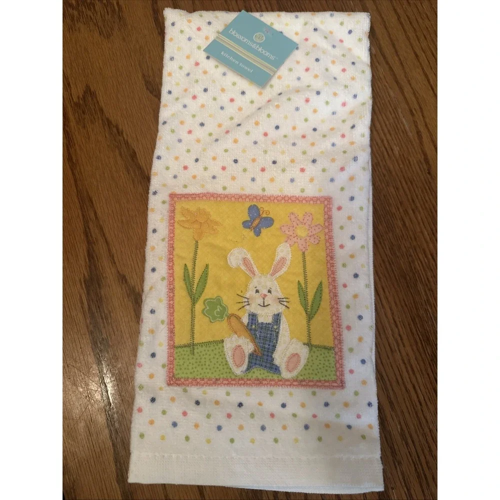 Set Of 3 New With Tags Kitchen Towels Easter Spring Blossoms & Blooms‎